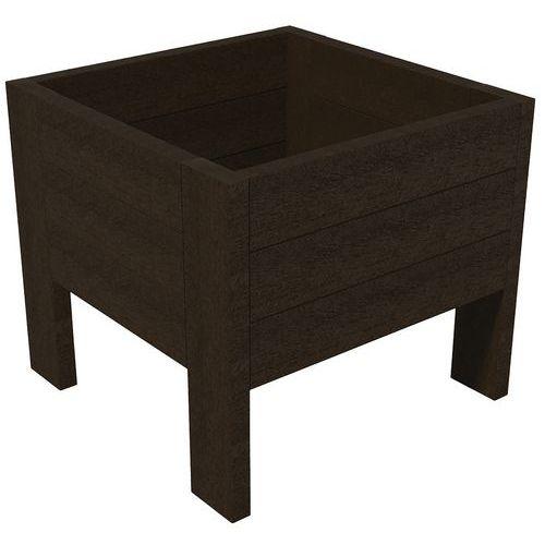 Jardinière 4 pieds 68 x 68 cm - marron thumbnail image 1