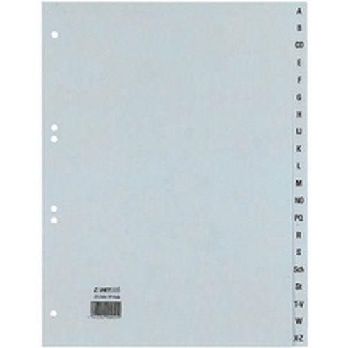 Illustration de : Intercalaires alphabétiques en plastique, format A4