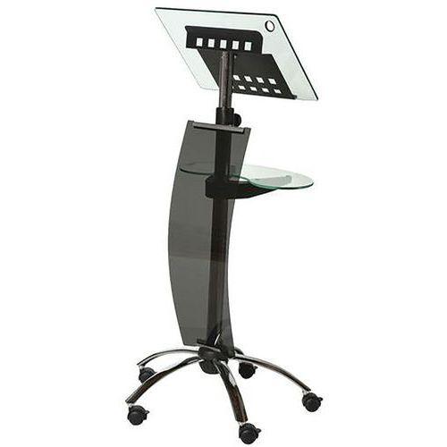 Illustration de : Pupître de conférence mobile finition chromé Ulmann