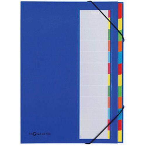 Lot de 6 Trieur DESKORGANIZER Color, 12 poches, bleu thumbnail image 1