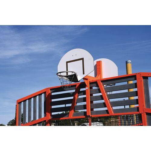 Illustration de : Espace multisports Pitch'One R9M à 9 aires - 22,10 x 18 m