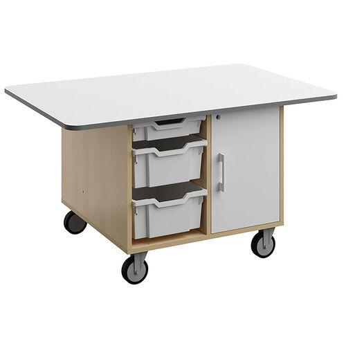 Illustration de : Ilot Wallis LudiKid magnétique inscriptible effaçable- Manutan Expert