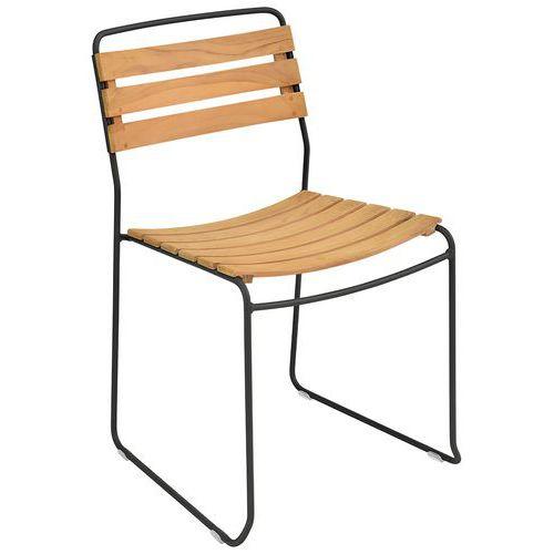 Chaise teck Surprising Réglisse thumbnail image 1