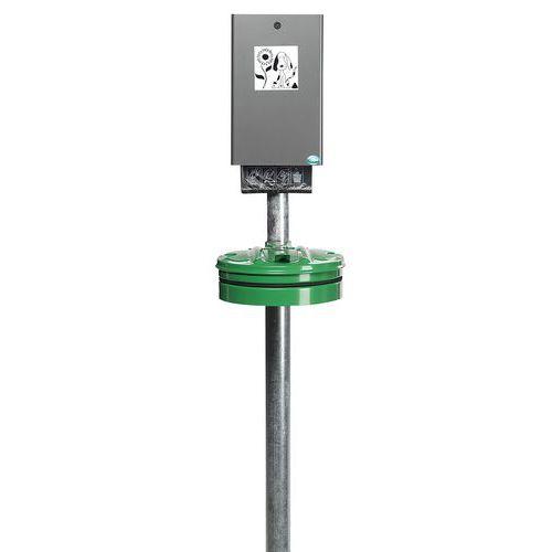 Support sac poubelle + distributeur hygiène canine vert thumbnail image 1