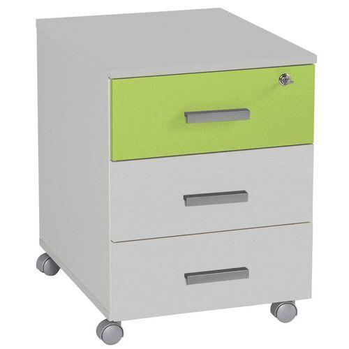 Illustration de : Caisson mobile Linéo blanc Simmob