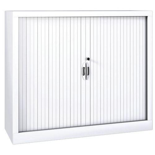 Illustration de : Armoire métal Classique hauteur 102 cm rideaux PVC classé au feu M1 Acial