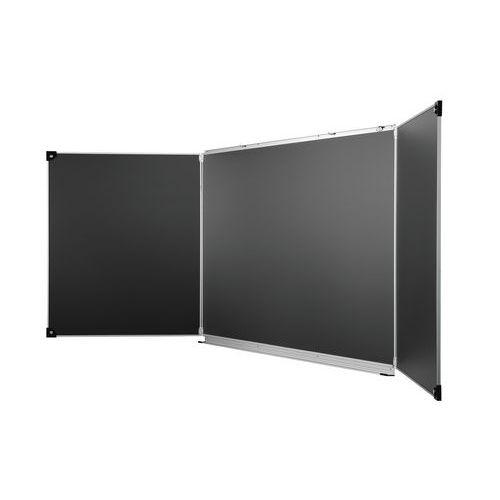 Tableau triptyque 1,20 x 2 m émaillé noir cadre aluminium anodisé thumbnail image 1