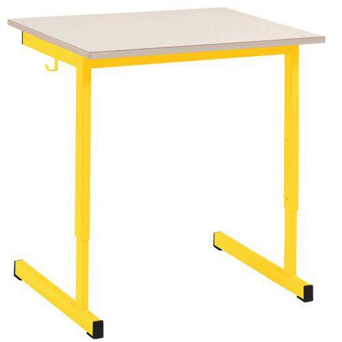 Illustration de : Table réglable Dico chants surmoulés