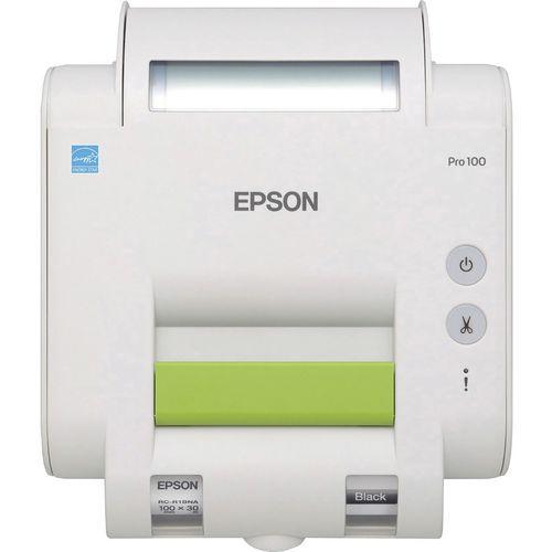 Illustration de : Étiqueteuse monochrome direct/thermique Epson LabelWorks Pro100