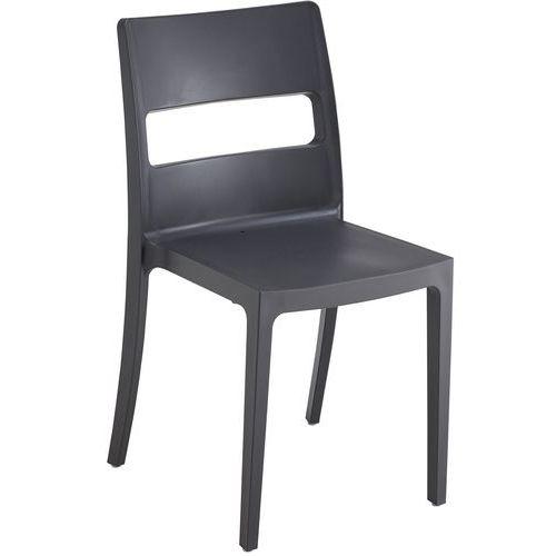 Illustration de : Chaise plastique recyclé SAI Go Green Scab 4 pieds - Manutan Expert