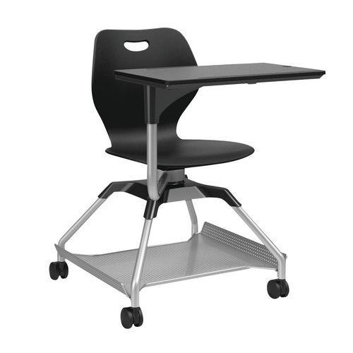 Illustration de : Chaise sur roulettes avec tablette Learn2 Intellect wave