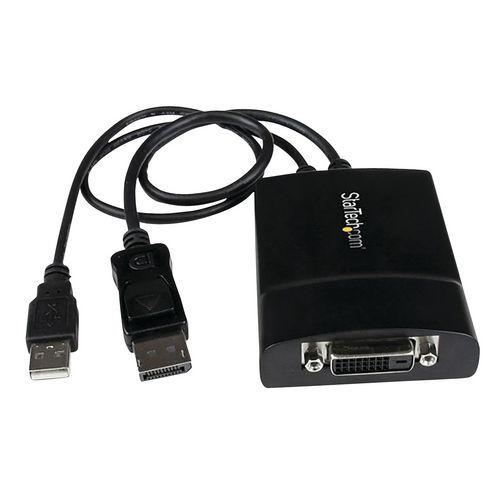 Illustration de : Adaptateur actif DisplayPort vers DVI-D Dual Link-Convertisseur DP DVI actif