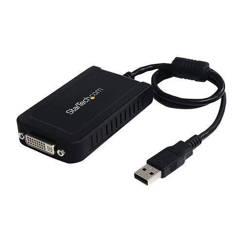 Illustration de : Adaptateur Vidéo USB 2.0 vers DVI Carte Graphique Externe StarTech
