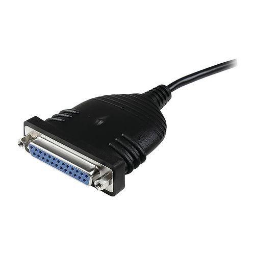 Illustration de : Câble Adaptateur de 1.80m USB vers 1 Port Parallèle DB25 pour Imprimante