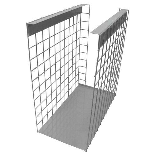 Illustration de : Support unité centrale pour table Fougères ou Mimizan grille