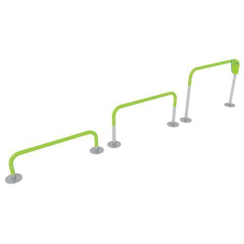 Illustration de : Triple barre de flexions