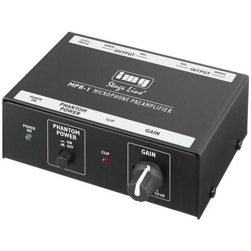 Illustration de : Préampli Microphone Alimentation fantôme commutable Stage Line MPR-1