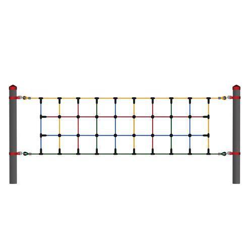 Illustration de : Filet à grimper sans poteaux Huck