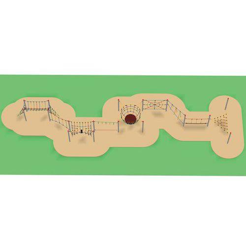 Illustration de : Parcours de grimpe complet Vario E scellement direct Huck