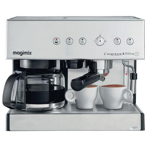 Illustration de : Machine à café Combiné MAGIMIX 10 tasses - 11423