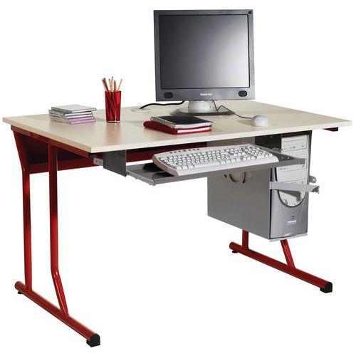 Illustration de : Tablette support clavier pour table informatique Fougères