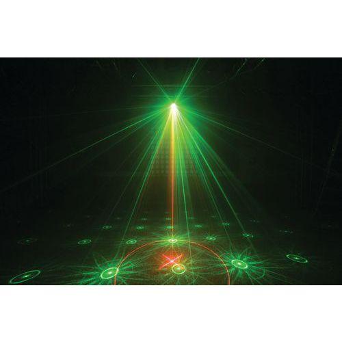 Illustration de : Double Laser Surtur II RG Gobo DMX IRC LED bleue 3 W Beamz