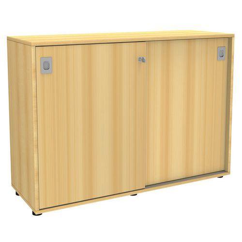 Illustration de : Armoire portes coulissantes largeur 120 cm Quadrifoglio