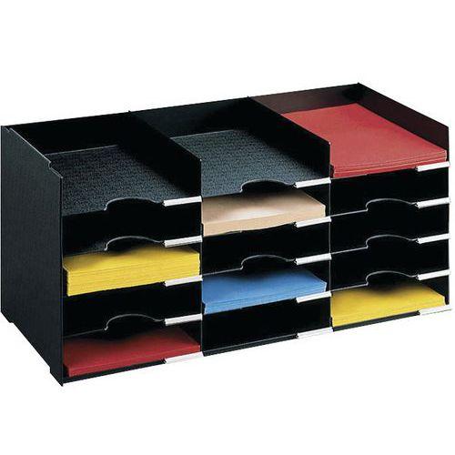 Illustration de : Classeurs horizontaux à cases Paperflow