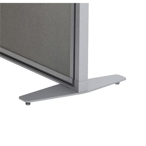 Illustration de : Jeu de pieds pour cloison de bureau Epsilon Quadrifoglio