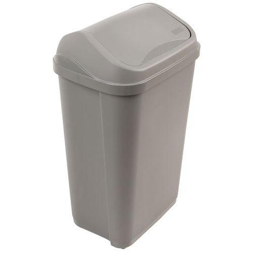 Illustration de : Poubelle sanitaire à couvercle basculant 50 L - Manutan Expert