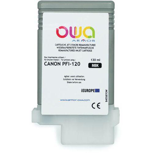 Cartouche remanufacturée Canon PFI120 - Noir mat thumbnail image 1