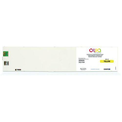 Cartouche large format remanufacturée Mimaki SS21 - Jaune thumbnail image 1