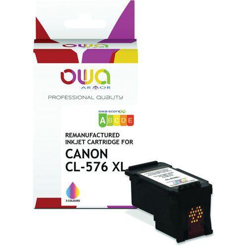 Illustration de : Cartouche d'encre remanufacturée Canon 5441C001 - 3 couleurs - OWA