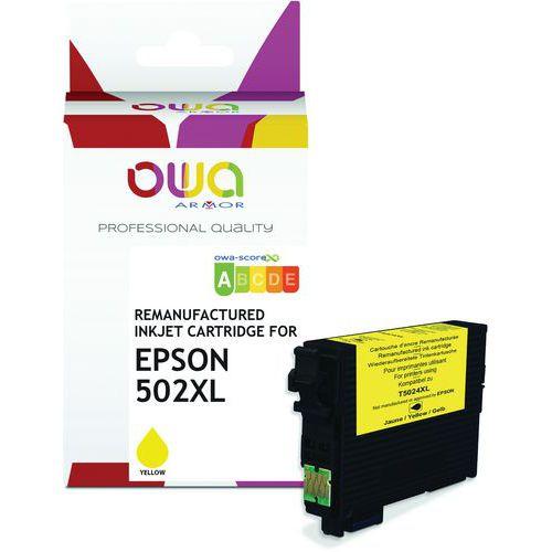 Cartouche d'encre remanufacturée Epson 502XL - Jaune thumbnail image 1