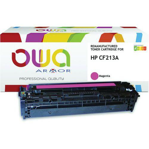 Toner remanufacturé HP CF21A - Magenta thumbnail image 1
