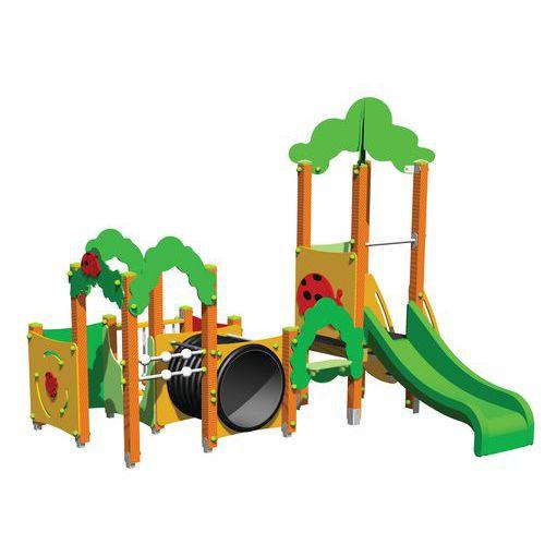 Illustration de : Structure glissière et labyrinthe