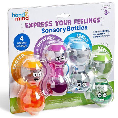 Illustration de : Lot 4 sabliers émotions - Learning Resources