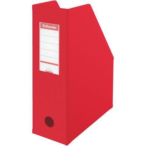 Lot de 10 Porte-revues Esselte, PVC, A4/100 mm VIVIDA rouge thumbnail image 1