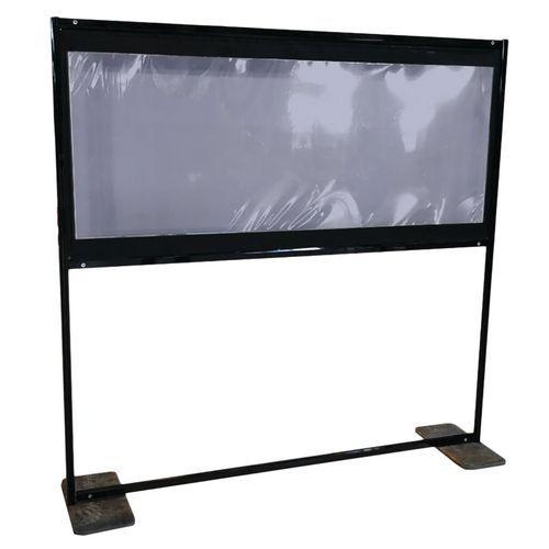 Cloison Covid 160x160 cm en aluminium/PVC ajustable en hauteur thumbnail image 1