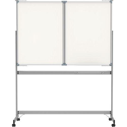 Illustration de : Tableau blanc tryptique mobile pro - Maul