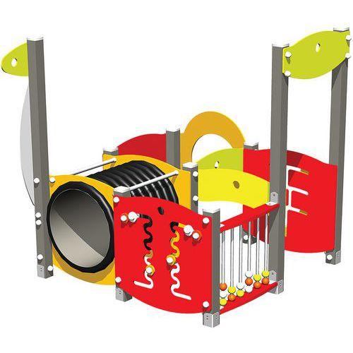 Illustration de : Labyrinthe Ptit Loup 4 modules alu - Manutan Expert