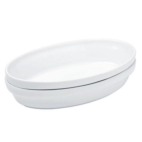 Plat sabot en porcelaine 50cl blanc thumbnail image 1