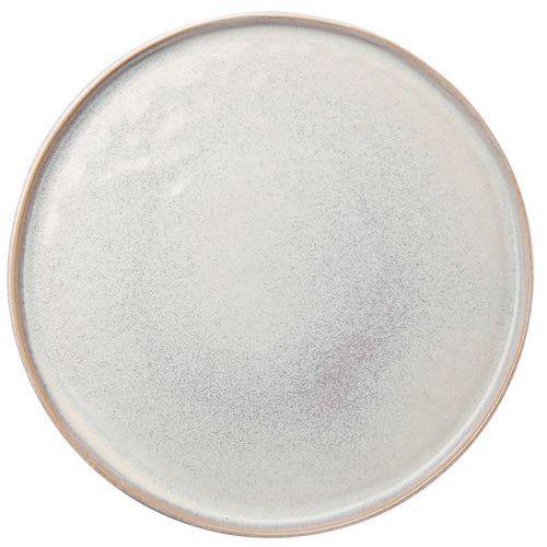 Assiette plate en grès ø26,5 cm nacré-Maui thumbnail image 1