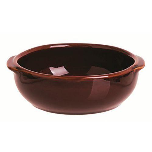 Plat à cassoulet en porcelaine ø15 cm 50cl marron-Terroir thumbnail image 1