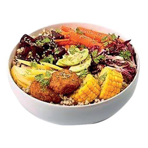 Poke Bowl en porcelaine ø18 cm 85cl blanc thumbnail image 1