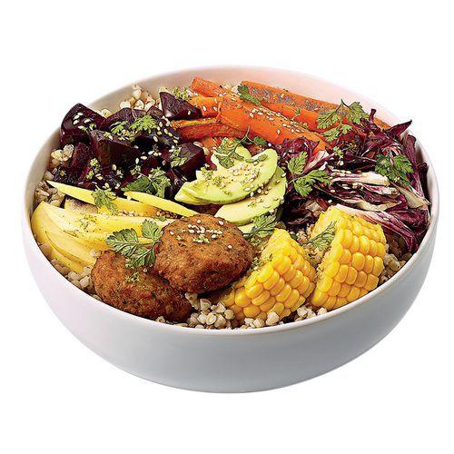 Poke Bowl en porcelaine ø21 cm 120cl blanc thumbnail image 1