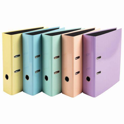 Illustration de : Classeur Aquarel A4 à levier - Exacompta