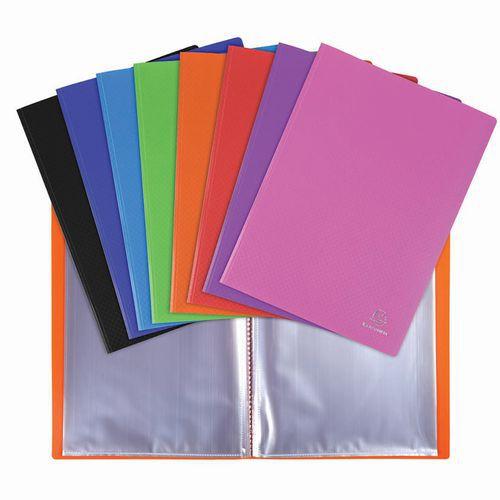 Illustration de : Porte vues Opak format A4 - 120 vues - Exacompta
