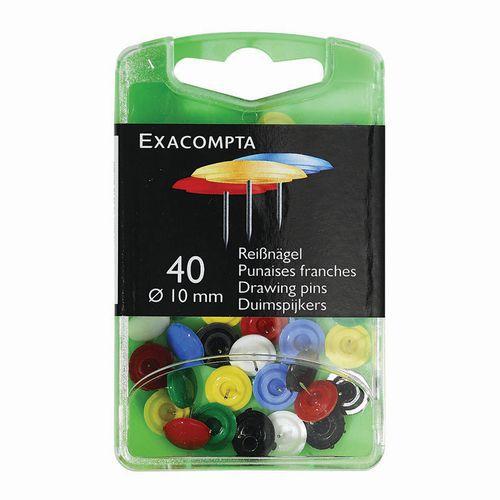 Illustration de : Boîte de punaises en polystyrène - Exacompta