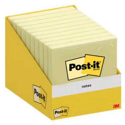 Illustration de : Bloc 100 feuilles 76x76 mm notes Post-it® jaune